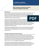 Growing and Preserving Jobs by Transitioning To Employee Ownership 5.17.17