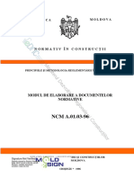 NCM - A - 01.03-96 Modul de Elaborare A Documentelor PDF