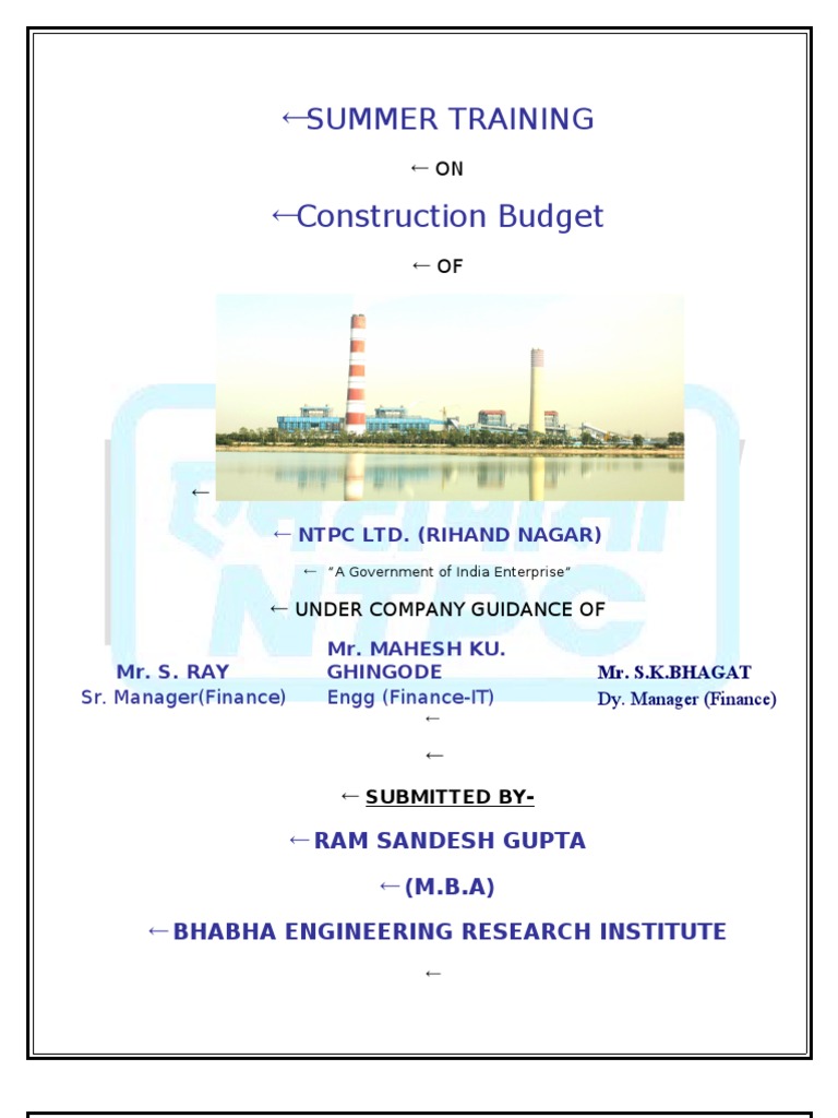 NTPC1 | PDF | Renewable Energy | Energy Development