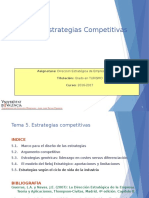 Tema - 5 - Estrategias Competitivas