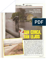 Revista Tráfico - nº 28 - Diciembre de 1987. Reportaje Kilómetro y kilómetro: Aranda de Duero-Burgos-Santander, por El Escudo (N-I y N-623). Tan cerca, tan lejos