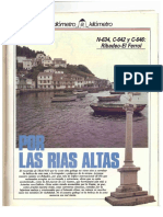 Revista Tráfico - nº 24 - Julio-Agosto de 1987. Reportaje Kilómetro y kilómetro: Ribadeo-El Ferrol (N-634, C-642 y C-646). Por las Rías Altas