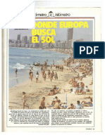 Revista Tráfico - Nº 23 - Junio de 1987. Reportaje Kilómetro y Kilómetro: Torrevieja-Benidorm (N-332) - Donde Europa Busca El Sol