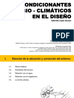 Condicionantes Bio-Climáticas en El Diseño - Clases 11 y 12 PDF