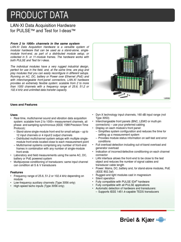 LAN XI Hardware PDF Electronics