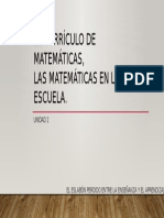 El Currículo de Matemáticas