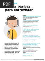 Reglas Basicas para Entrevistar PDF