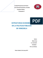 Estructura Economica en La Politicas Públicas de Venezuela