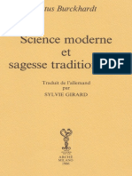 Titus Burckhardt Science Moderne Et Sagesse Traditionnelle