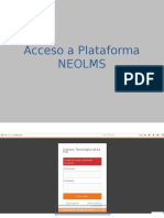 Acceso A Plataforma NEOLMS Dibujo
