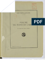 Boulanger - Psalm CXXX