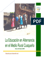 Fines y Medios de La Educacion en Alternancia PDF