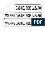 123 Warring Gabriel Rios La6zaro