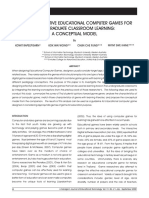 Creating Effective Educational Computer Games for Undergraduate Classroom Learning - A Conceptual Model (Rapeepisarn, Wong)