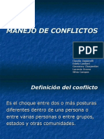 Manejo de Conflictos