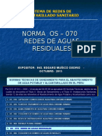 1. Redes de Alcantarillado - Norma Os-070