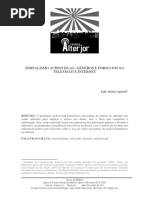 SPINELLI Egle Jornalismo Audiovisual Generos e Formatos Na Televisao e Internet