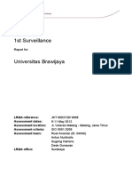 1st Surveillance ISO 9001 Report For UB