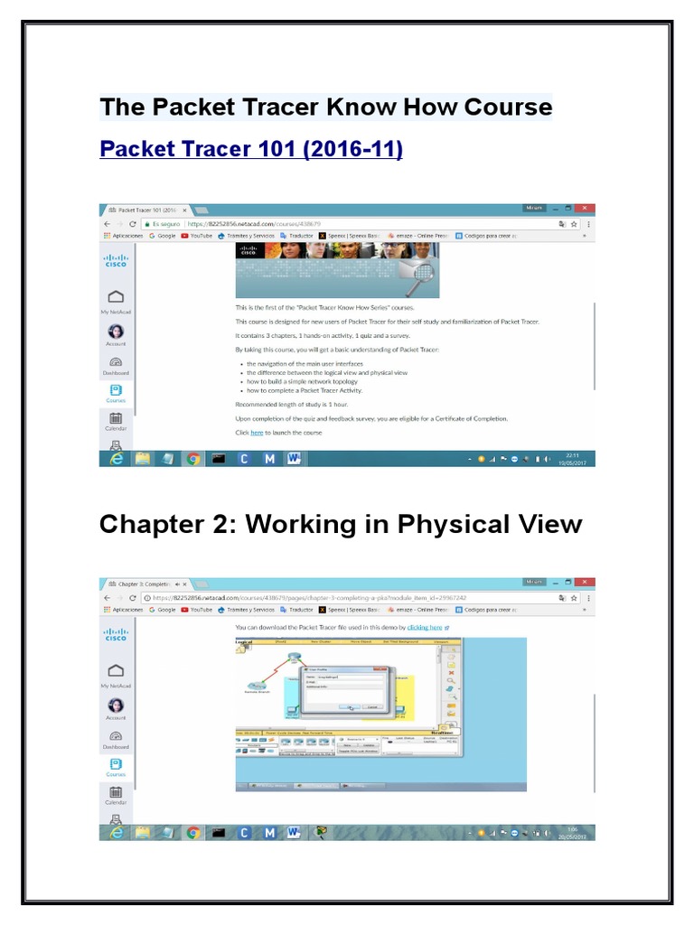 The Packet Tracer Know How Course: Chapter 2: Working in Physical View ...