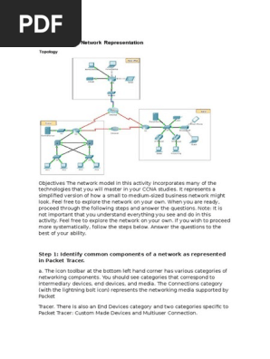 1.2.4.5 Packet Tracer - Network Representation | Pdf | Local Area Network |  Computer Network