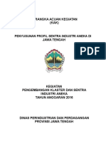 KAK PENYUSUNAN PROFIL SENTRA INDUSTRI ANEKA JAWA TENGAH  2016.doc