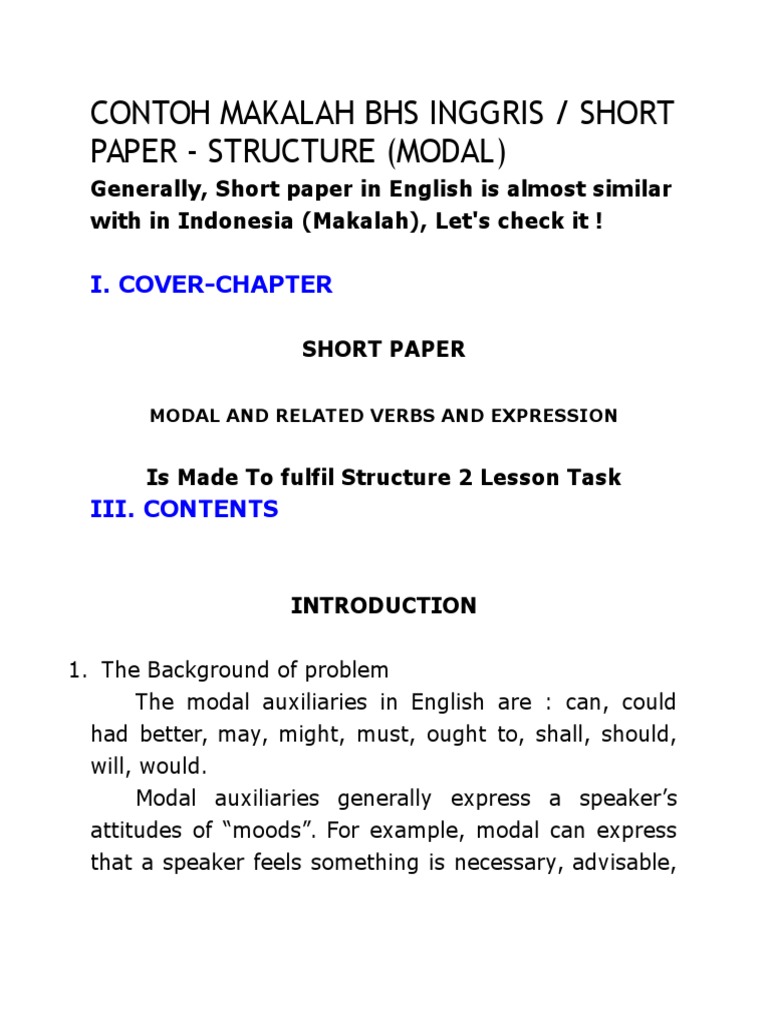 Contoh Makalah Bhs Inggris  Language Mechanics  Semantics