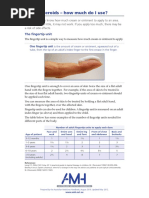 Fingertip Unit Measurement Guide | PDF