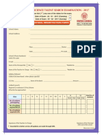 NSTSE School Reg Form