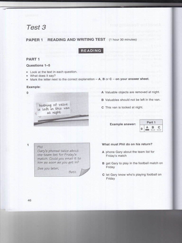 PET TEST 8 | Business | Leisure | Free 30-day Trial | Scribd