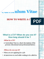 Presentation - CV - Odp