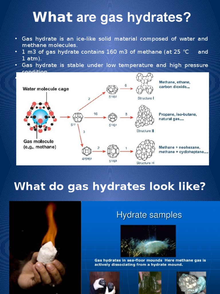 Gas Hydrates | PDF | Natural Gas | Methane