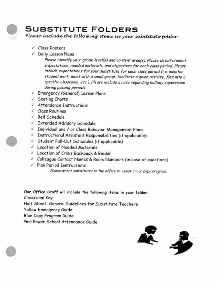 Sub Folder Checklist | PDF