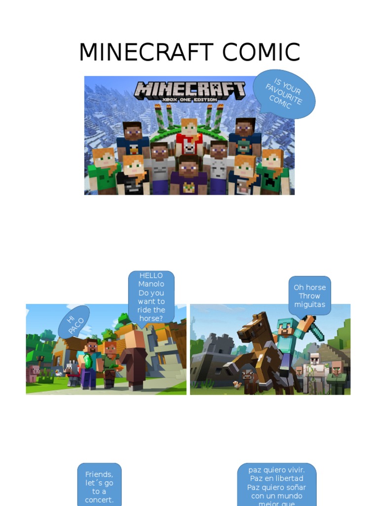 Minecraft Comic: Concert Adventure | PDF