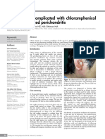 Otitis Externa Complicated With Chloramphenicol Ear Drops-Induced Perichondritis