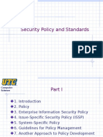 Security Policy and Standards