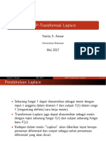 PDP Transformasi Laplace