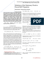 Supercritical Solutions of The Stationary Positive Forced KDV Equation