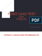 Point Load Test Uts Mekbat