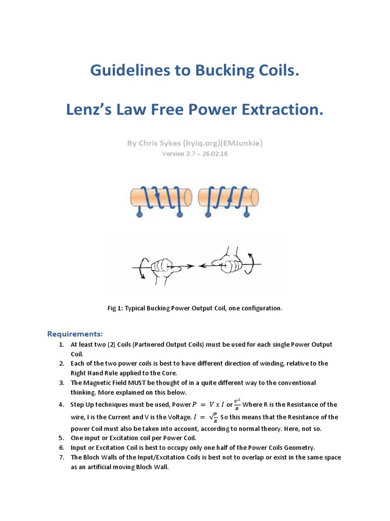 Guidelines for Bucking Coils Design | PDF | Electromagnetic Induction ...