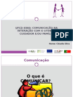 A importância da comunicação eficaz na interação com o utente e família