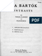 Bartok Contrasts Violin Part Scanned