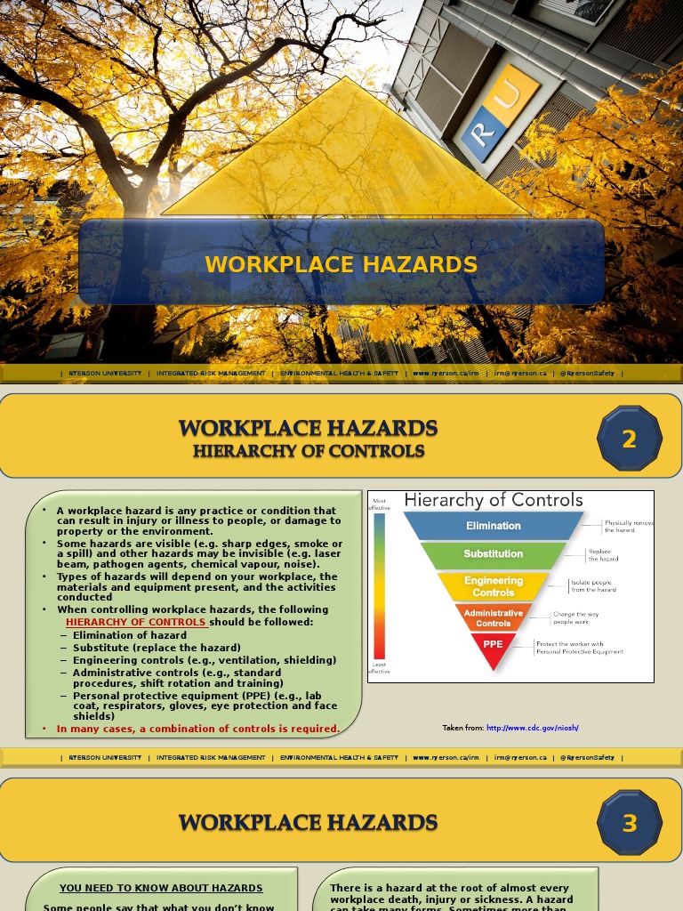EHS Awareness: Identifying Hazards | PDF | Dangerous Goods ...