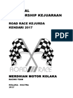 Proposal Sponsorship Kejuaraan Road Race