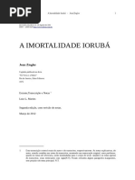 A Imortalidade Iorubá, Jean Ziegler