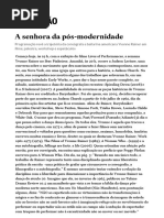 HELENA KATZ a Senhora Da Pós-modernidade Yvone Rainer