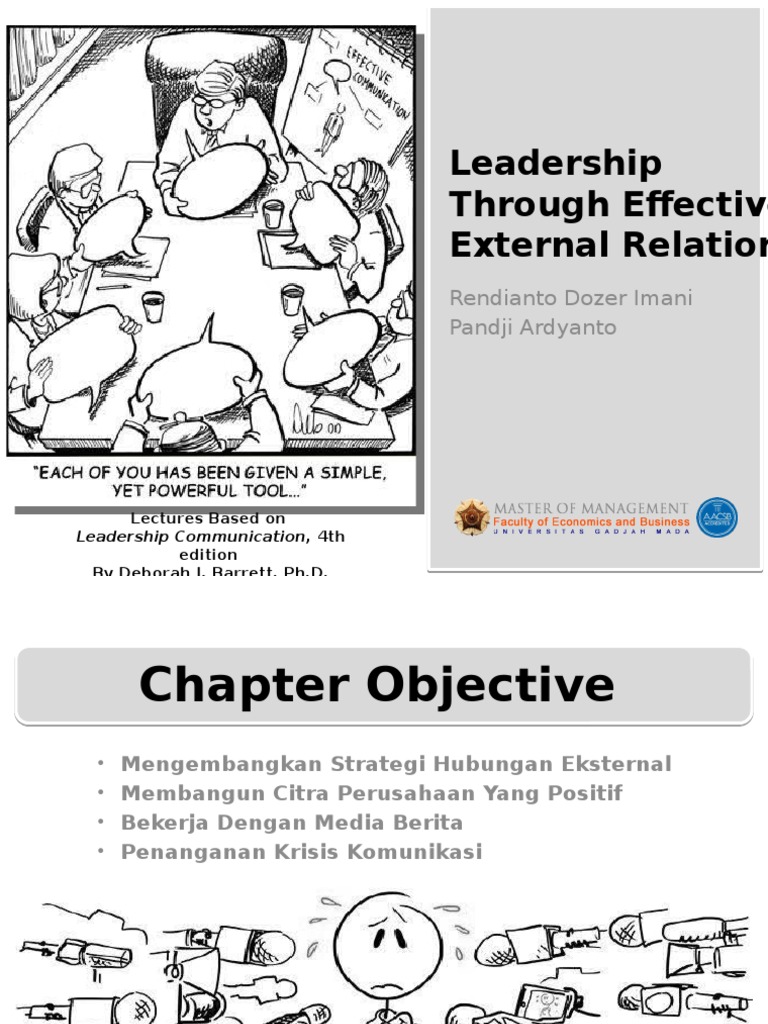 Leadership Through Effective External Relations | PDF