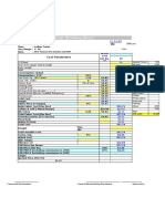 Cost Sheet STD