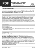 Instructions for Immigration Form I-407( Record of Abadonment of Lawful Permanent Resident Status )