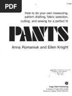 Drafting Men's Pants Pattern | PDF | Seam (Sewing) | Teaching Mathematics