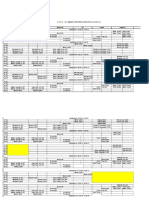 Schedule for Industrial Engineering students